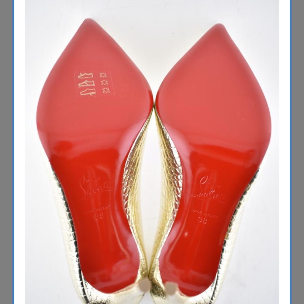 Christian Louboutin Pigalle Follies 100 Platine - Picture 2 of 2